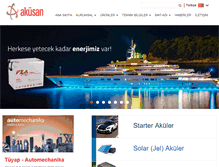 Tablet Screenshot of akusan.com